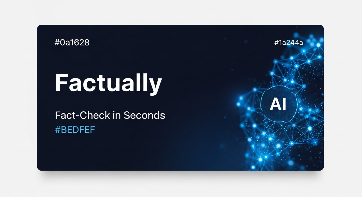 Factually - Fact-Check in Seconds | AI Verification Tool